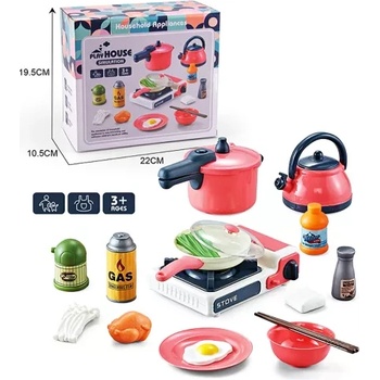 ARIEL Котлон с посуда и продукти, С хартиени продукти, 15х12х5 см