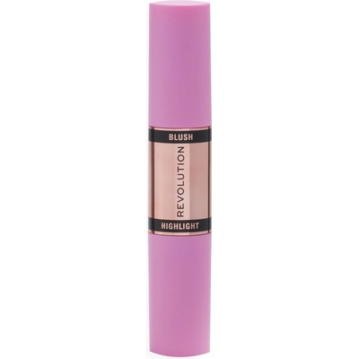 Makeup Revolution Blush & Highlight Stick Mauve Glow Хайлайтер 4, 3gr
