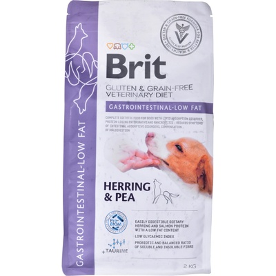 Brit Veterinary Diet Dog Grain Free Gastrointestinal Low Fat 2 kg