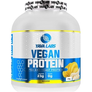 Yava Labs Vegan Protein | with Pea & Yeast Isolate [2000 грама] Солен карамел