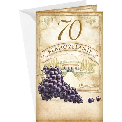ARGUS Blahoželanie k narodeninám 70 15-6416/70