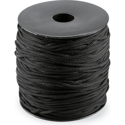 Pletací a háčkovací příze Anet macrame Ø2 mm 90 g Varianta: 16 černá cívka, Balení: 1 ks