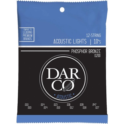 Darco 92/8 Phosphor Bronze 12 Струни за акустична китара (92-8-PHOSPHOR-BRONZE-12-LIGHT)