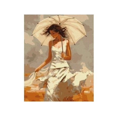 Ideyka Painting by numbers - Girl with umbrella