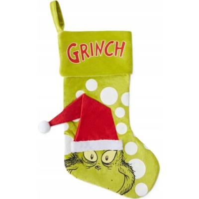 Vianočná Ponožka Grinch – Vianočná Dekorácia na Darčeky