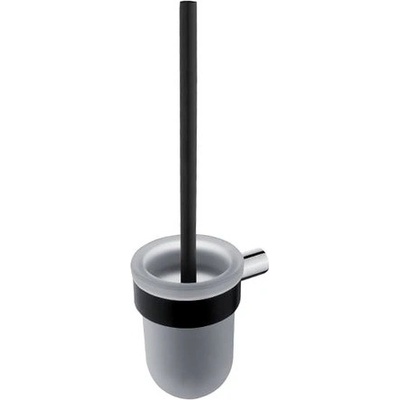 Nimco wc kefa Nava 34,5 x 10 cm čierna chróm NA 28094WN B