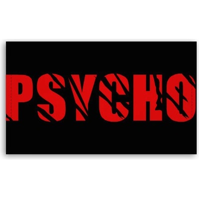 Fotoobraz 120x70 cm velký Psycho