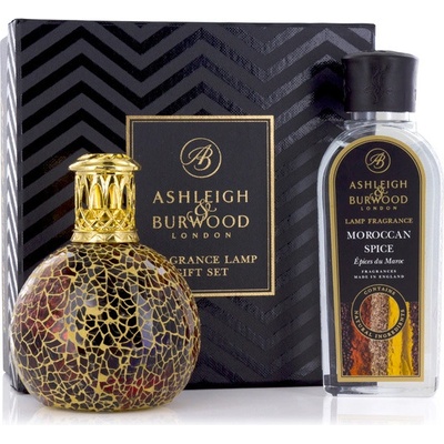 Ashleigh & Burwood Malá katalytická lampa GOLDEN SUNSET s vůní Moroccan Spice 250 ml - 11 x 8 cm – Zbozi.Blesk.cz