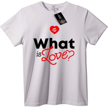 NOONEBRAND Тениска What is Love? - M, White