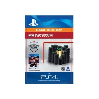 PlayStation NHL 18 Ultimate Team - 8900 NHL Points Pack CZ