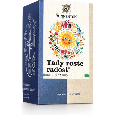Sonnentor Tu rastie radosť čaj BIO 18 sáčkov