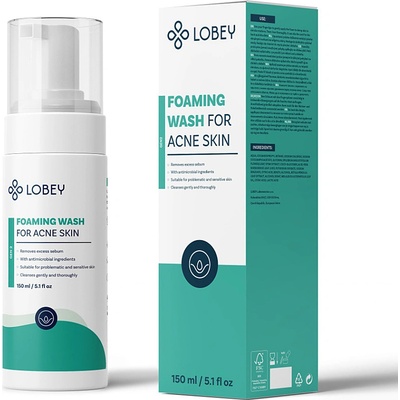 LOBEY® Classic Akné čisticí pěna na obličej i tělo 150 ml