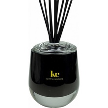 Kett´s Candles Antique Sandalwood Luxusní vonný difuzér z českého skla víčko + tělo difuzéru + 15 stébel + 150 ml náplně