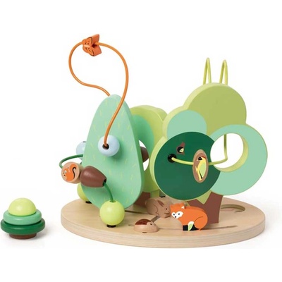 Classic World Дървен костер - лабиринт за деца - Вълшебната гора (cw20199)