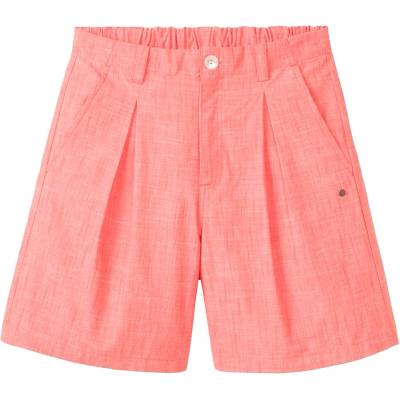 Tranquillo Дамски къси панталони Tranquillo Women's High Waist Shorts in Leinenoptik Shorts - Coral - размер 44 (EU) (112-3657-0115)