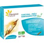 Fleurance Nature Здрави стави - Куркума + Дяволски нокът и Полски хвощ Био, 10 ампули за пиене Fleurance Nature (111157 (11115) FN)