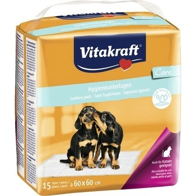 Vitakraft Hygienické podložky pre šteňatá 15 ks 60 x 60 cm