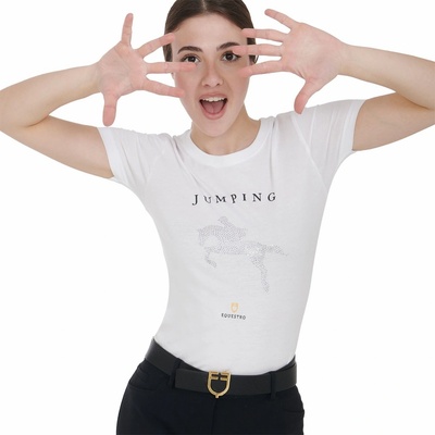 Dámske Slim Fit triko bíle