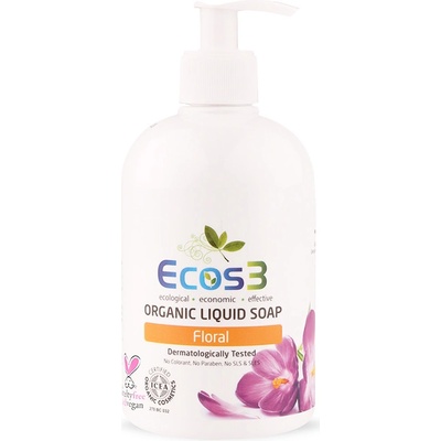 ECOS3 Floral organické tekuté mýdlo 500 ml