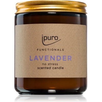 ipuro Functionals Lavender ароматна свещ 200 гр