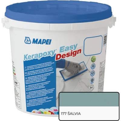 Mapei KERAPOXY EASY DESIGN epoxidová škárovacia hmota, šalvia 3 kg šalvia 5KB017703