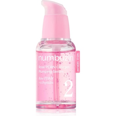 numbuzin No. 2 Rose PDRN Collagen Plumping Serum стягащ серум за лице с регенериращ ефект 30ml