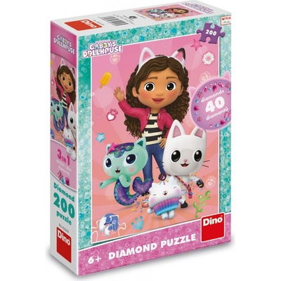 Dino Gábi diamond 200 dílků – Zboží Dáma