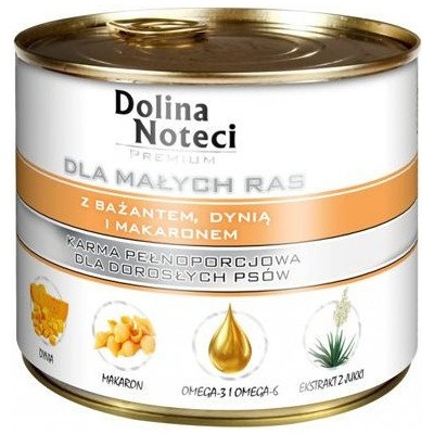 Dolina Noteci PREMIUM за малки породи с фазан, тиква и макарони 185 г