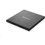 Verbatim външно Slimline Blu-ray записващо устройство USB 3.0 Безплатен BR диск 25GB (CD DVD BD Mdisc) +NERO (43890)