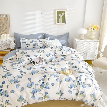 EmonaMall Двулицев спален комплект с два горни плика EmonaMall, 7 части - Модел S19046 (S19046)