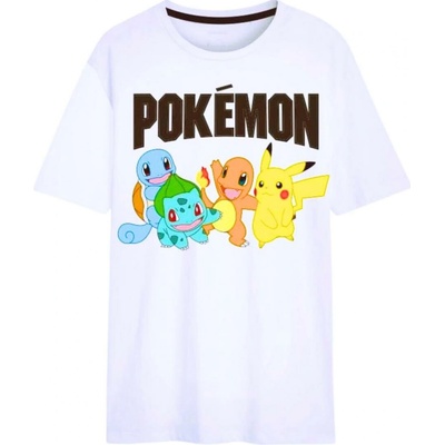 dětské tričko bílá pokémon bílá