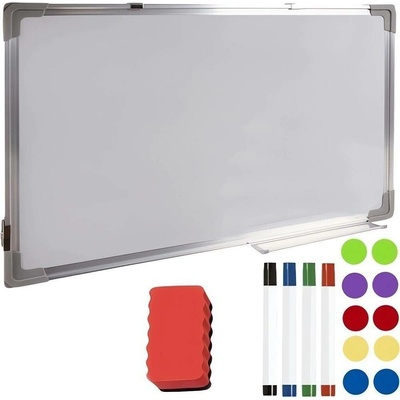 Maaleo 22752 Magnetická tabule 40 × 60 cm + magnety + fixy + houbička, bílá