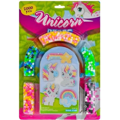 Unicorn sada zažehlovacích korálků 2000ks + 5 předloh