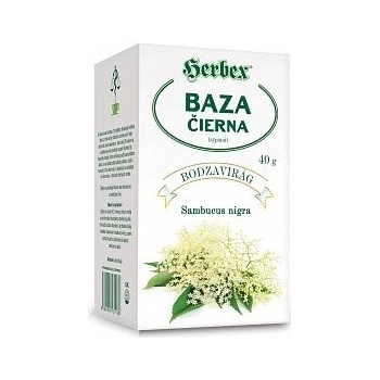 HERBEX čaj BAZA CIERNA KVET SYP 40 g