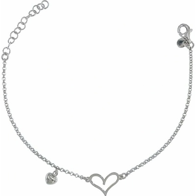 INFINITYSILVER Stříbrný náramek se srdíčky NB4815916+