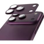  Стъклен Протектор за камера Etteri за iPhone 18 Pro, тъмночервен