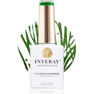 Inveray UV/LED Gél lak 142 RAINY LEAF 10 ml