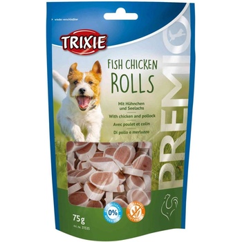 TRIXIE Premio Chicken and Pollock Snack - ролца от пилешко месо и риба, 75 гр