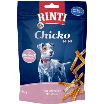 Rinti Chicko Mini kúsky s lososom 80 g