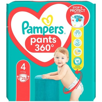 Pampers Гащички Pampers Pants 4 (9-15 кг. ) - 25 броя