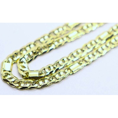 Klenoty Budín Pánský mohutný plný řetěz ze žlutého zlata HK6278 – Sleviste.cz