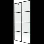 Mexen Next душ параван с 1 крило 90 x 150 cm, черна решетка, черен - 895-090-000-00-77-70 (895-090-000-00-77-70)