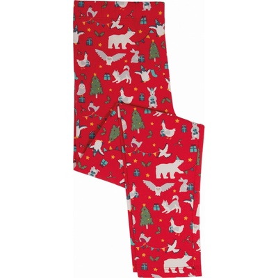Frugi Dětské legíny Vánoční motiv se zvířátky