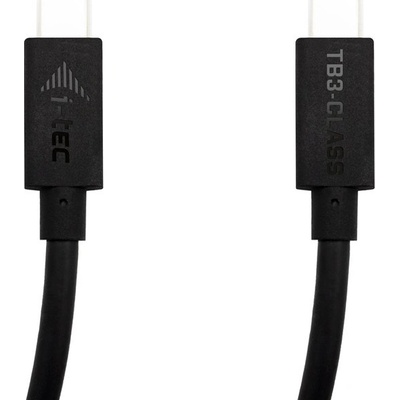 i-tec TB3CBL Thunderbolt 3, 40 Gbps, 100W USB-C PD, 1,5m, černý