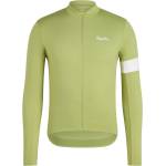 Rapha Мъжка фланелка с дълъг ръкав за колоездене Rapha Core Thermal Long Sleeve Jersey Cycling jersey - Fern / White (056-3830-0811)