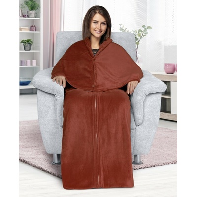 Bellatex Korall hnědá 150 x 180 cm