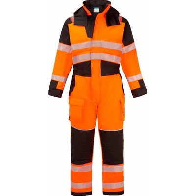 Portwest FR516 Zimná kombinéza PW3 Modaflame Rain+ Hi-Vis Multi-Norm FR Orange/Black