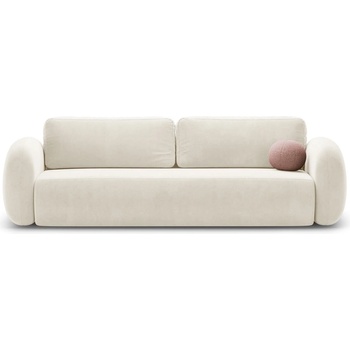 Cosmopolitan Design Кремав кадифен сгъваем/с място за съхранение диван 262 cm Tonale - Cosmopolitan Design (COS_3SF_121_F1_TONALE1)