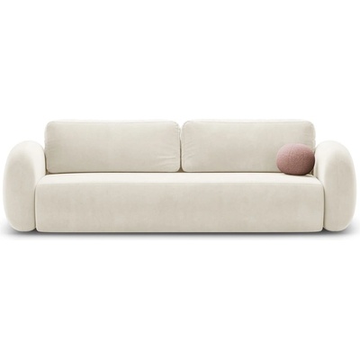 Cosmopolitan Design Кремав кадифен сгъваем/с място за съхранение диван 262 cm Tonale - Cosmopolitan Design (COS_3SF_121_F1_TONALE1)