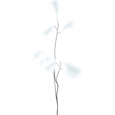 Peří větev 'Coco' bílá V95 cm